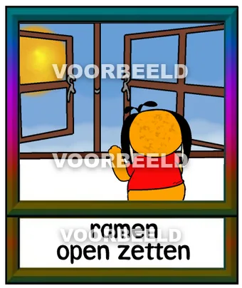 Ramen open zetten