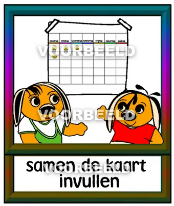 Samen de kaart invullen