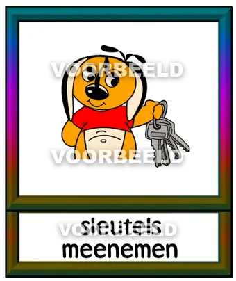 Sleutels meenemen