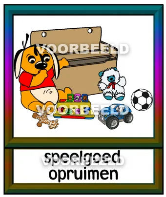 Speelgoed opruimen