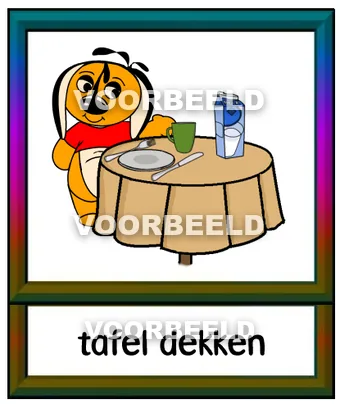 Tafel dekken