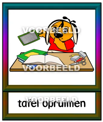 Tafel opruimen