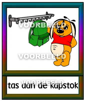 Tas aan de kapstok