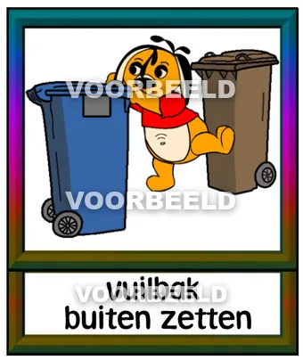Vuilbak buiten zetten