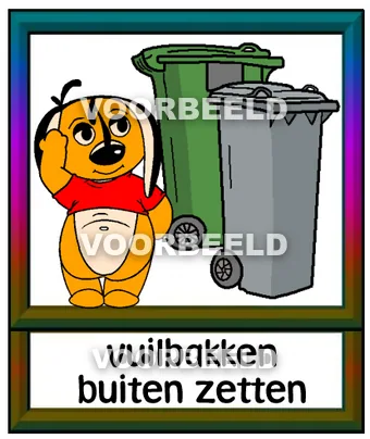Vuilbakken buiten zetten