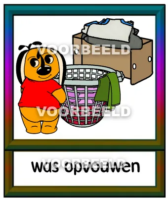 Was opvouwen