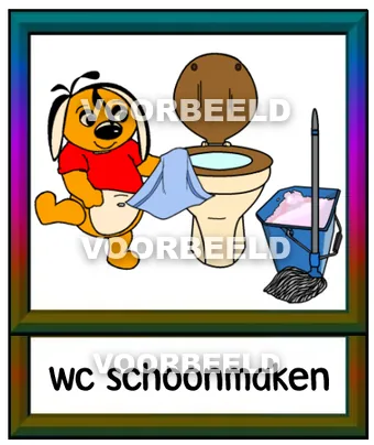 WC schoonmaken