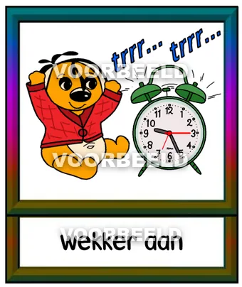 Wekker aan