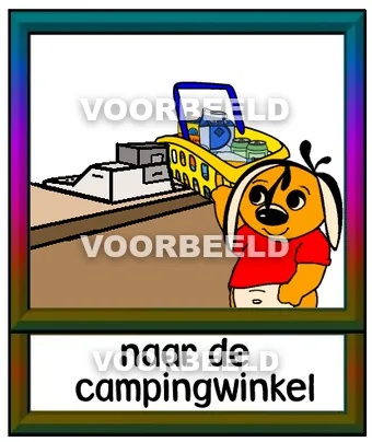 Naar de campingwinkel