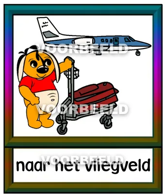 Naar het vliegveld