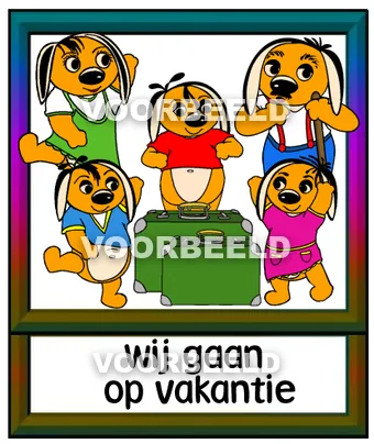 Wij gaan op vakantie