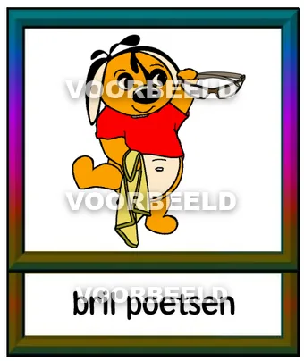 Bril poetsen