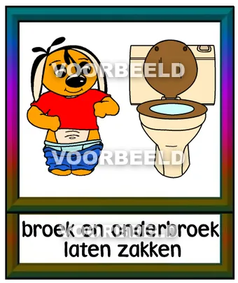 Broek en onderbroek laten zakken