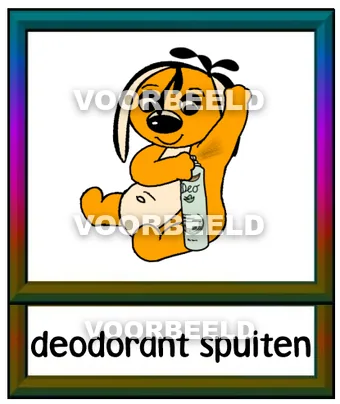 Deodorant spuiten