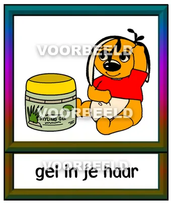 Gel in je haar