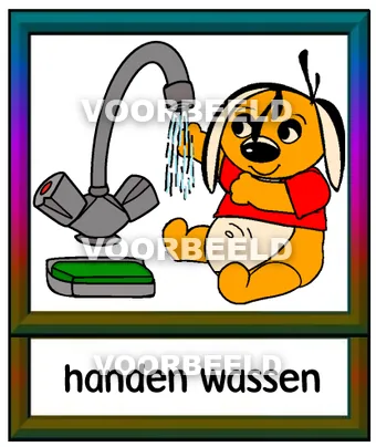 Handen wassen