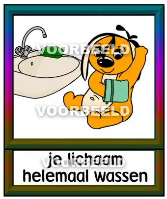 Je lichaam helemaal wassen