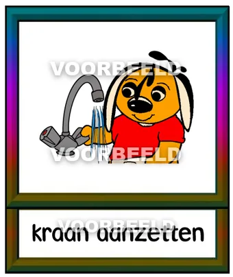 Kraan aanzetten