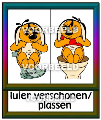 Luier verschonen plassen