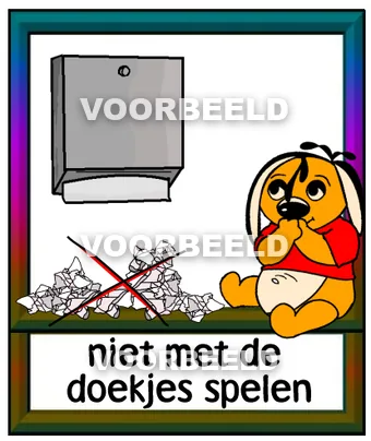 N iet met de doekjes spelen