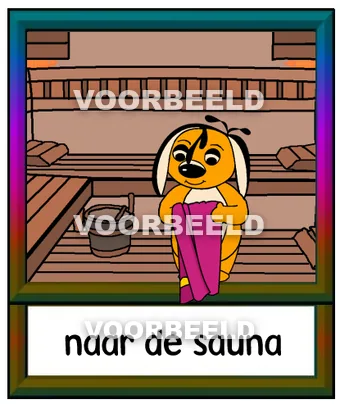 Naar de sauna