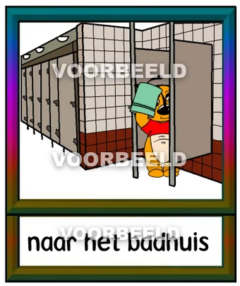 Naar het badhuis