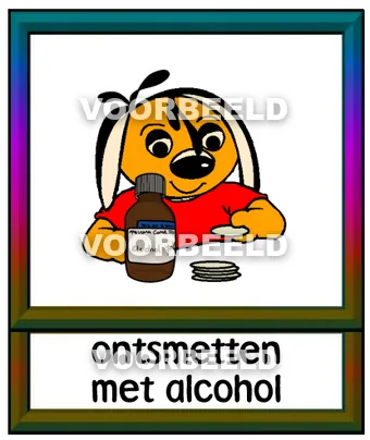Ontsmetten met alcohol