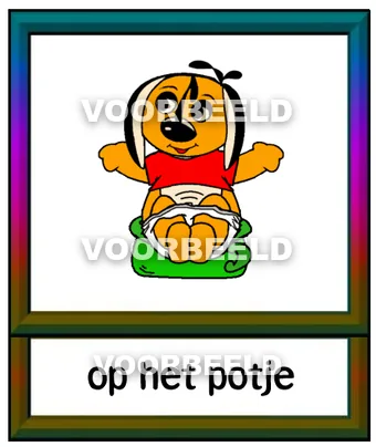 Op het potje