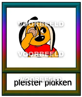 Pleister plakken