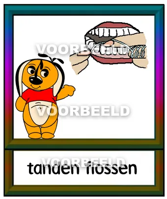 Tanden flossen