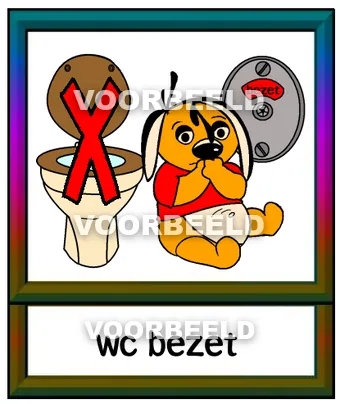 WC bezet