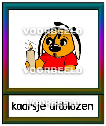Kaarsje uitblazen