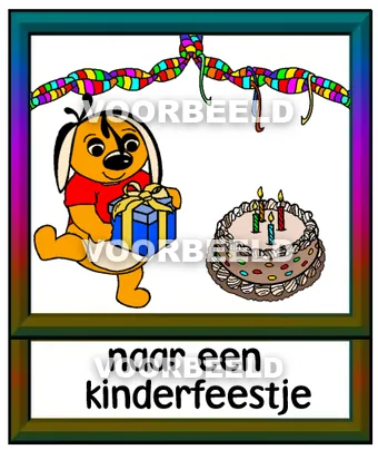 Naar een kinderfeestje