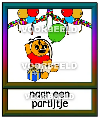 Naar een partijtje