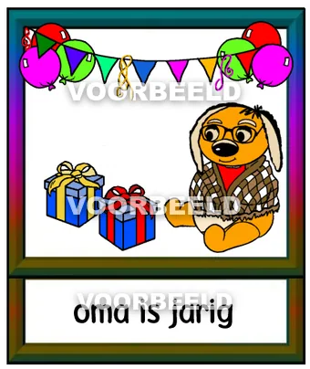Oma is jarig
