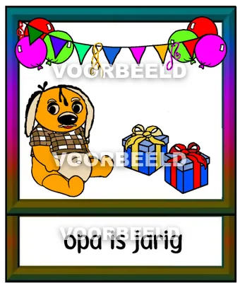 Opa is jarig