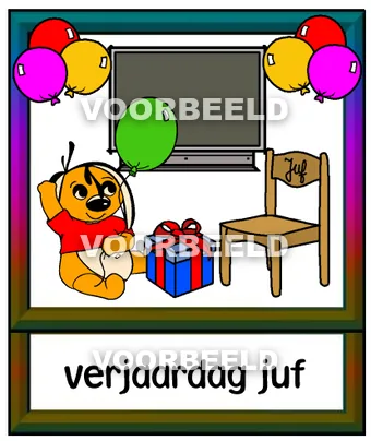 Verjaardag juf2