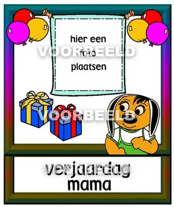 Verjaardag mama