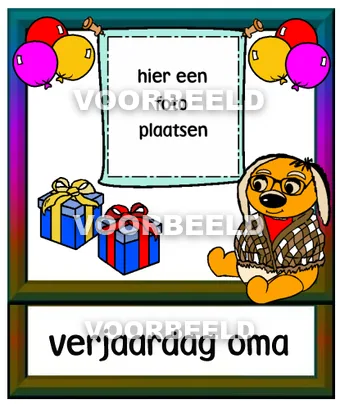 Verjaardag oma