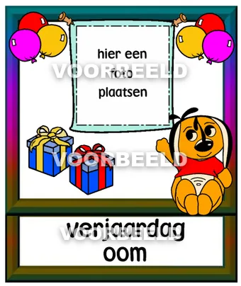 Verjaardag oom