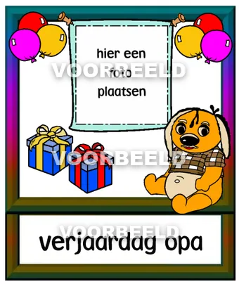 Verjaardag opa