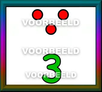 3 stippen