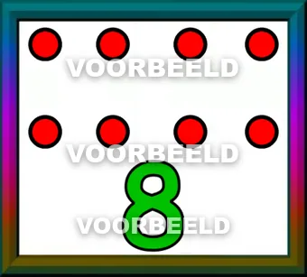 8 stippen
