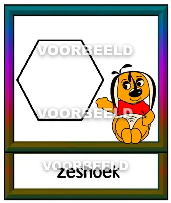 Zeshoek LEEG