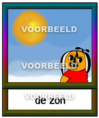 De zon