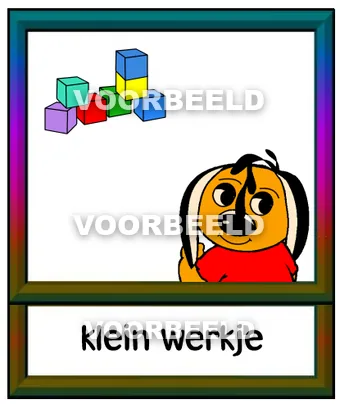 Klein werkje