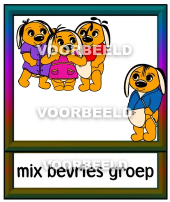 Mix bevries groep