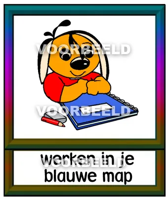 Werken in je blauwe map