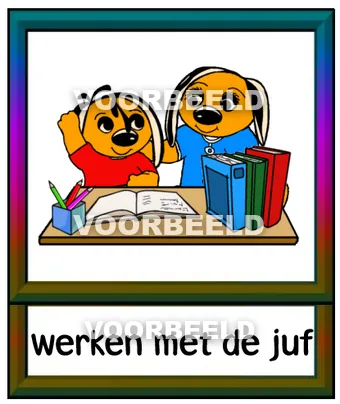 Werken met de juf