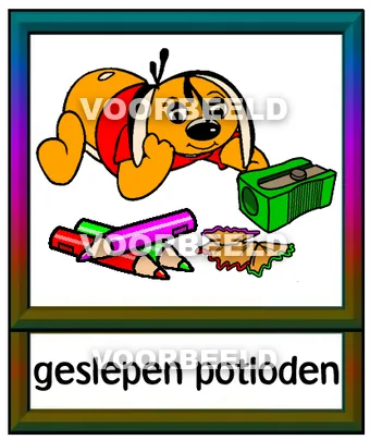 Geslepen potloden